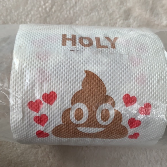 50th Birthday Gag Gift Toilet Paper Roll “Holy 💩 Look Who’s 50!” - Picture 2 of 5